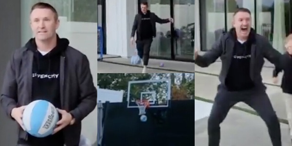 Dall'Irlanda all'Inter di Vieri e Ronaldo, ora fa canestro con i piedi: il VIDEO