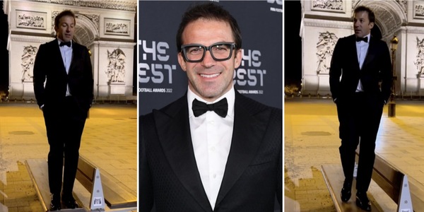Del Piero, il look da 10 conquista Parigi. E Vieri si complimenta