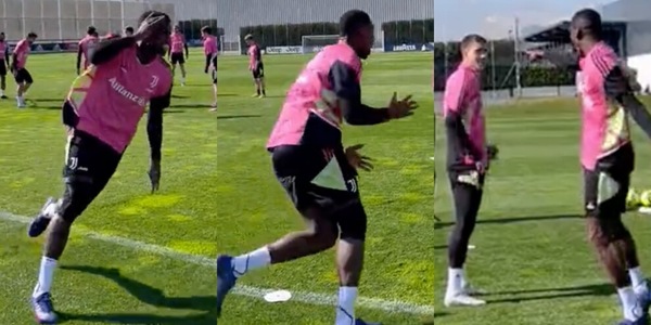 Juventus, il torello finisce con un doppio tunnel: la reazione di Pogba