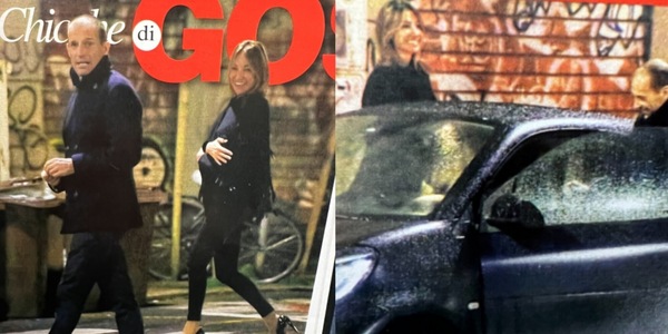 Allegri e Nina paparazzati a Milano: amore a gonfie vele