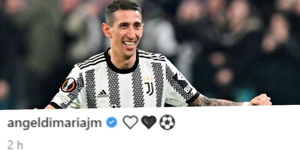 Juve, Di Maria festeggia e i tifosi in coro gli chiedono di restare