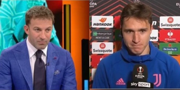 Juventus, il consiglio di Del Piero a Chiesa e la risposta in diretta tv
