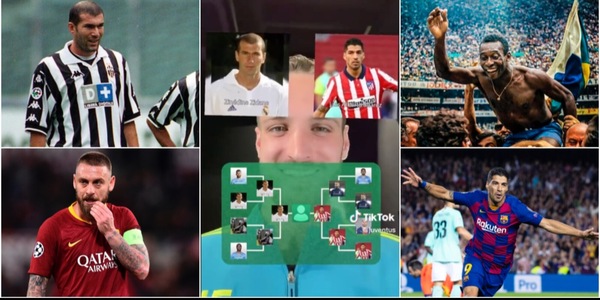Juventus, Gatti sceglie su Tik Tok: Zidane, Pelé, Suarez e De Rossi