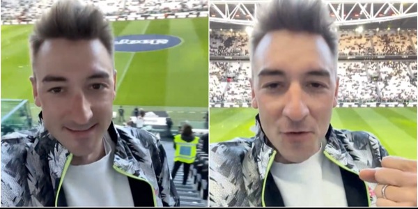 Juventus-Verona, Elia Viviani allo Stadium: tifoso d’eccezione