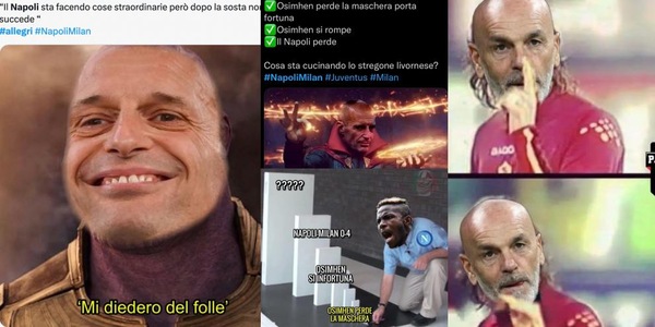 Napoli ko col Milan, il "profeta" Allegri colpisce ancora: reazioni social