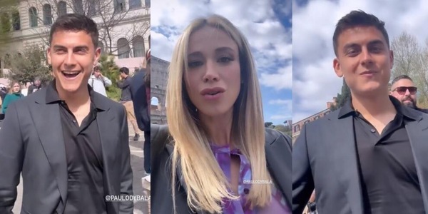 Dybala al Colosseo con Diletta Leotta: "Provando una cosa impossibile"