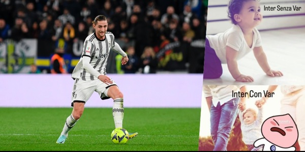 Juve, il fratello di Rabiot ironizza sui social: “Inter con e senza Var"