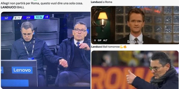 Allegri out? Lazio-Juve, per i tifosi è tempo di Landucci ball!