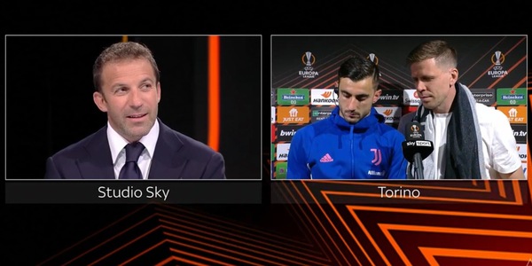 Szczesny e Perin: abbraccio in diretta tv e la battuta dopo il malore