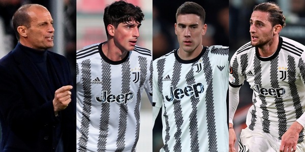 Sassuolo-Juventus, la formazione ufficiale di Allegri