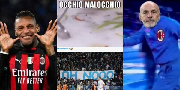Napoli fuori dalla Champions e Milan in semifinale: l'ironia dei social