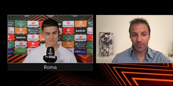 Dybala e Del Piero, Roma-Juve dei numeri 10 in diretta tv: cos'è successo