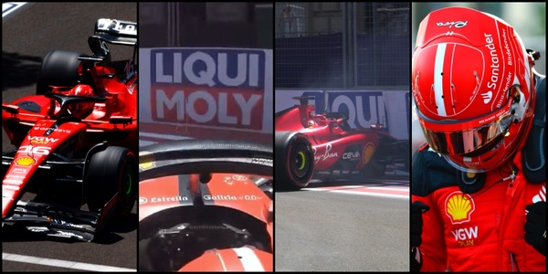 Sprint Shootout, show Leclerc: pole e poi Ferrari a muro