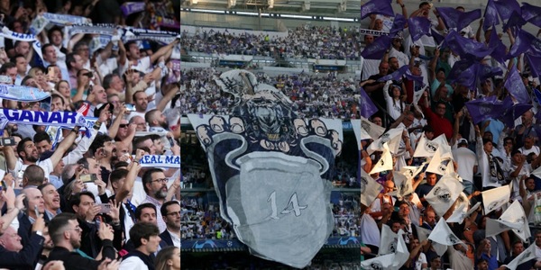 Real-City: la coreografia del Bernabeu ricorda le 14 Champions a zero