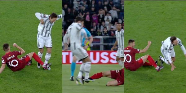 Rakitic su Chiesa durissimo: neanche giallo FOTO
