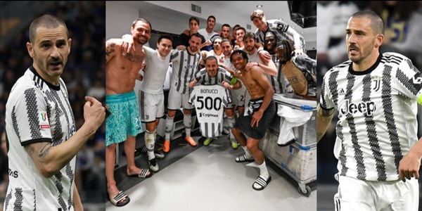 Bonucci nel club dei 500: la Juve celebra la sua storia in 19 numeri