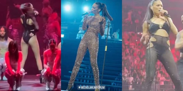 Elodie show al Mediolanum Forum: infiamma il palco con i suoi look scintillanti