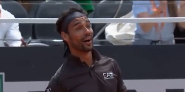 Rune, lo smash è clamoroso: Fognini se la ride, il pubblico di Roma esulta