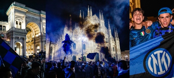 Milano si colora di nerazzurro: festa Inter per tutta la notte