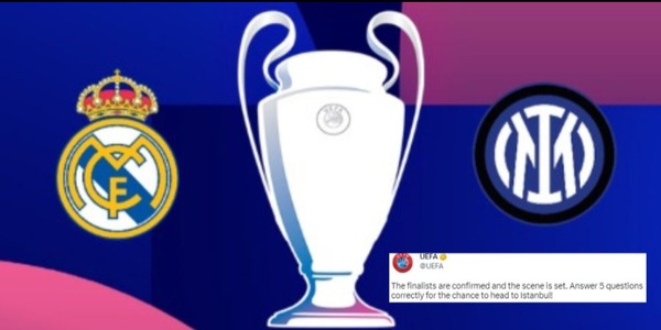 Real Madrid-Inter finale di Champions: la gaffe della Uefa