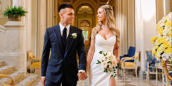 Lautaro Martinez, il messaggio social ad Agustina dopo le nozze
