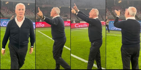 Ranieri, sportività dopo Bari-Cagliari: il gesto ai tifosi rossoblù