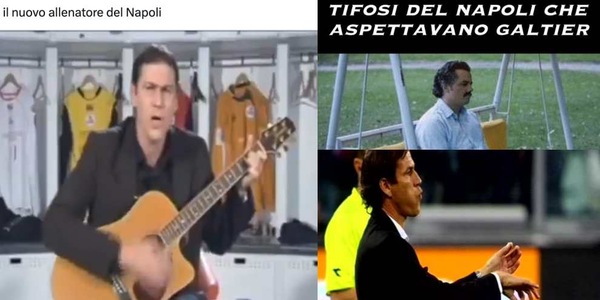 Rudi Garcia al Napoli scatena l'ironia del web: "È tornato il violino"