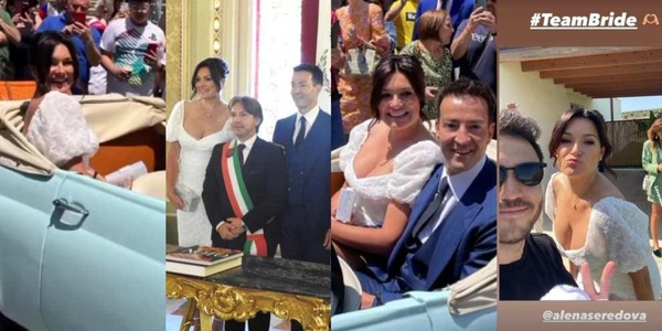 Alena Seredova sposa: al matrimonio anche John Elkann e Giorgio Chiellini
