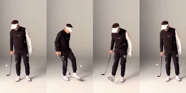 Del Piero, che classe: palleggi show con mazza da golf e piedi