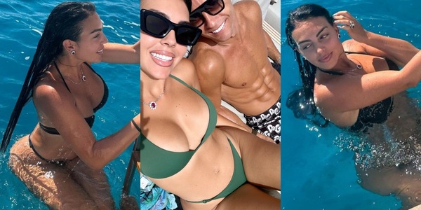 Georgina Rodriguez, la vacanza con Cristiano Ronaldo si fa rovente