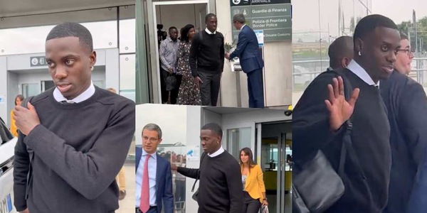 Weah è atterrato a Torino: inizia l'avventura con la Juve!