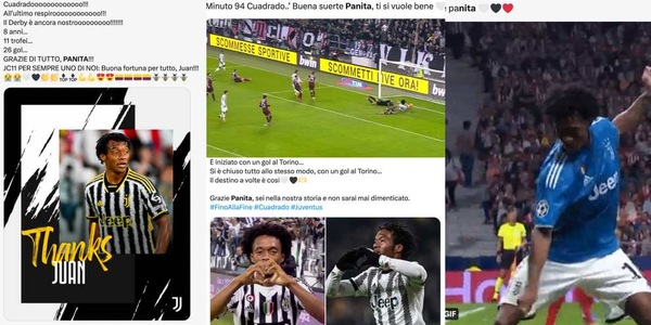 "Un pezzo di Juve se ne va": i tifosi salutano Cuadrado
