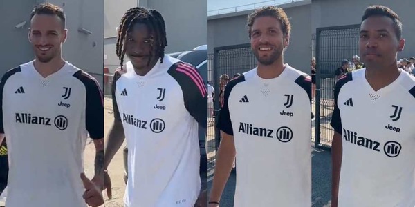 Gatti, Kean, Locatelli, Alex Sandro e Rugani: secondo giorno di raduno Juve