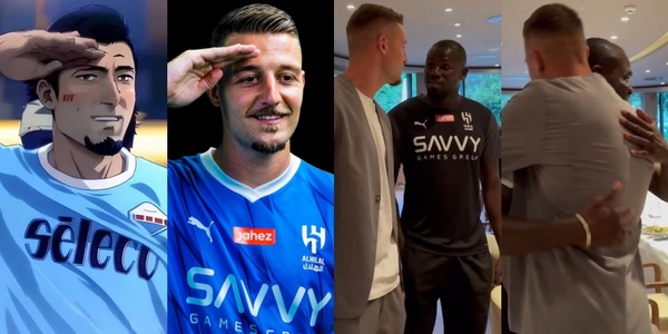 Al Hilal, ecco Milinkovic: cartoon irriconoscibile e abbraccio a Koulibaly
