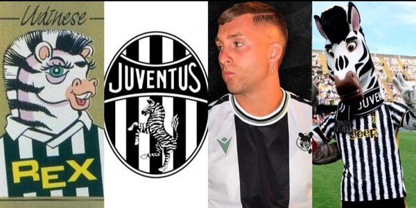 Juve e Udinese, il bianconero e la zebra che dividono i tifosi sui social
