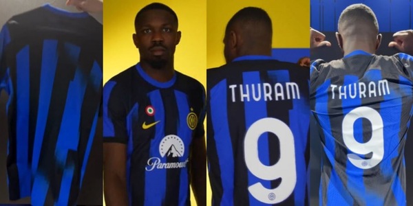 L'Inter cancella Lukaku: a Thuram la maglia numero 9