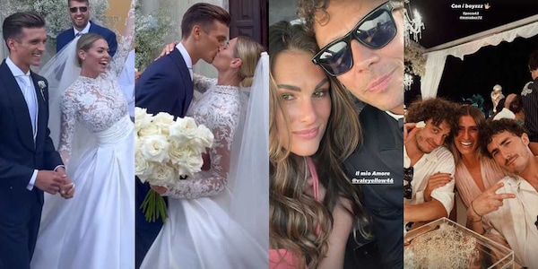 Il fratello di Valentino Rossi si è sposato: anche Bagnaia e Bezzecchi al matrimonio