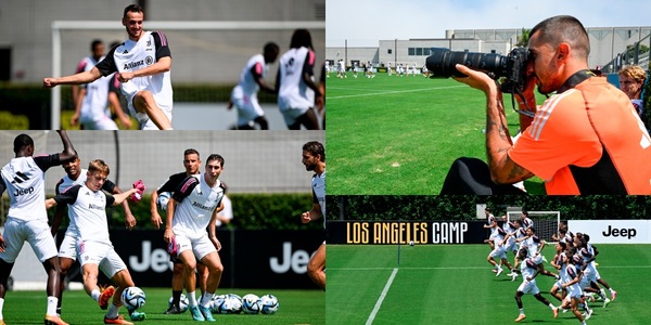 Perin inquadra, la Juve scatta: l'allenamento a Los Angeles