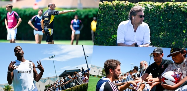 La Juve si allena: Allegri dirige, Giuntoli osserva, che carica dei tifosi!