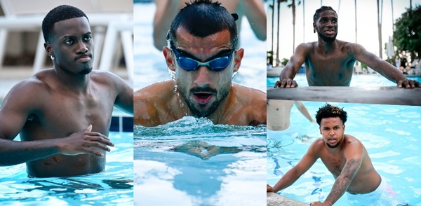 Juventus, lavoro in piscina per Weah e compagni alla vigilia del Milan
