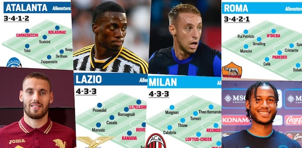 Serie A, dalla Juve all'Inter: formazioni, acquisti, cessioni e obiettivi