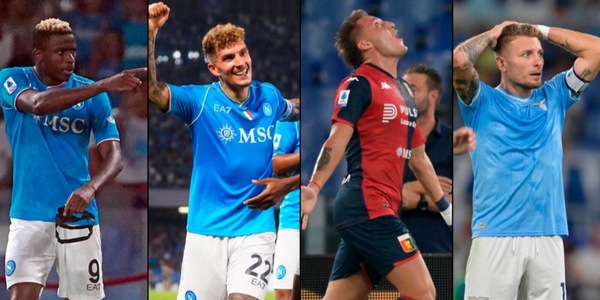 Osimhen e Di Lorenzo, Napoli ok. Retegui batte Immobile: Lazio-Genoa 0-1