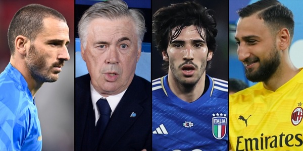 Champions, Bonucci-Ancelotti contro il Napoli. Donnarumma-Tonali, è Milan!