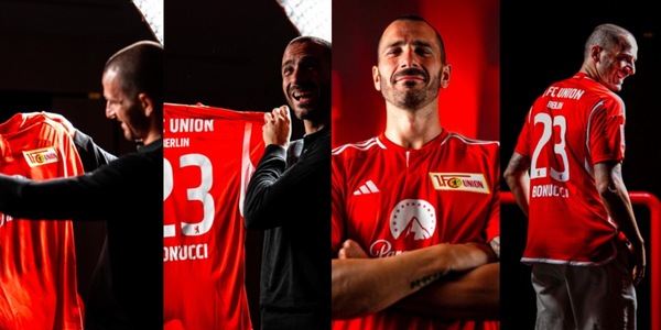 Bonucci all'Union Berlino: "Dal dramma di Bordeaux al trionfo di Wembley"