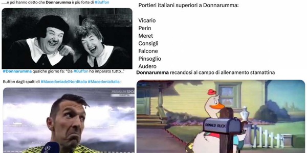 "È meglio pure Pinsoglio", su Donnarumma si abbatte l'ironia dei social
