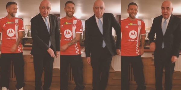 Baila como el Condor! Galliani scatenato con il Papu Gomez