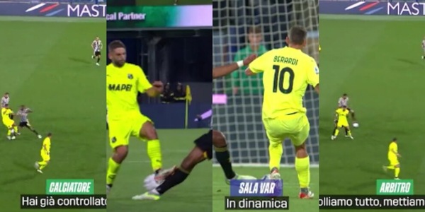 Berardi-Bremer, frase shock dalla sala Var e il parere di Rocchi: "Da rosso"