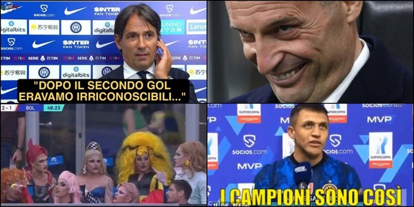 Inter rimontata dal Bologna: Inzaghi e Sanchez bersagli social