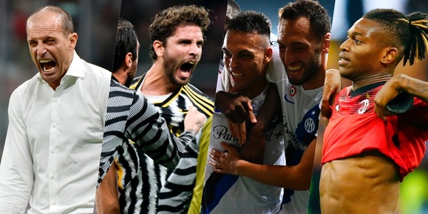 Serie A, classifica a confronto: Juve decolla, Inter show, Milan in calo