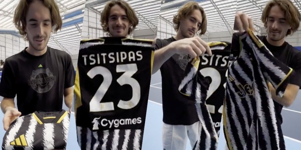Tsitsipas, regalo Juve prima di affrontare Sinner alle Nitto ATP Finals